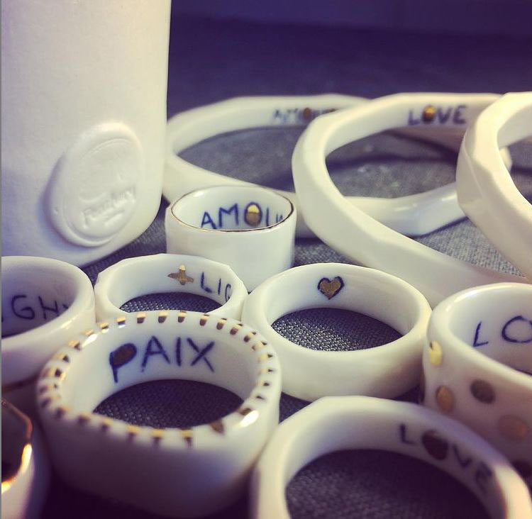 Bagues bracelets PORCELAINE