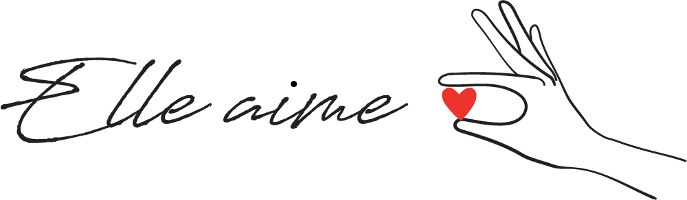logo Elle aime Signature Elle aime noir et blanc