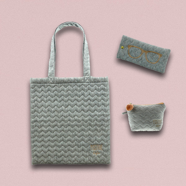 sac piqué zigzag