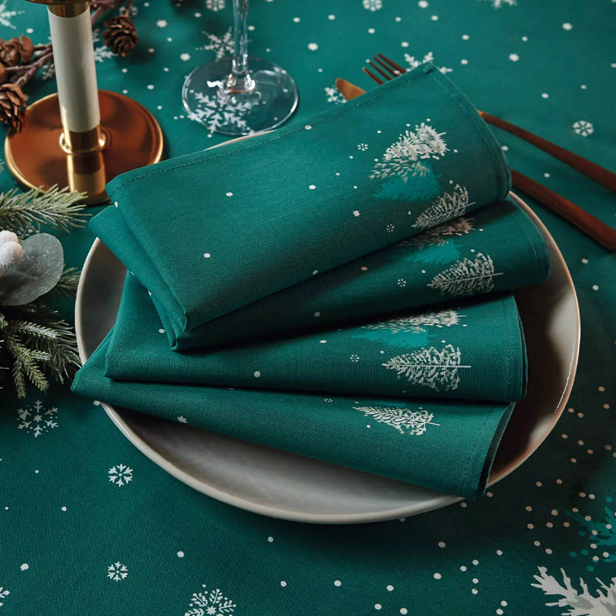 serviette mon beau sapin